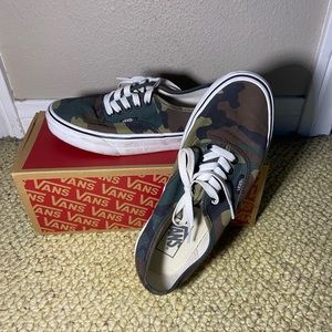vans authentic woodland camo shoe